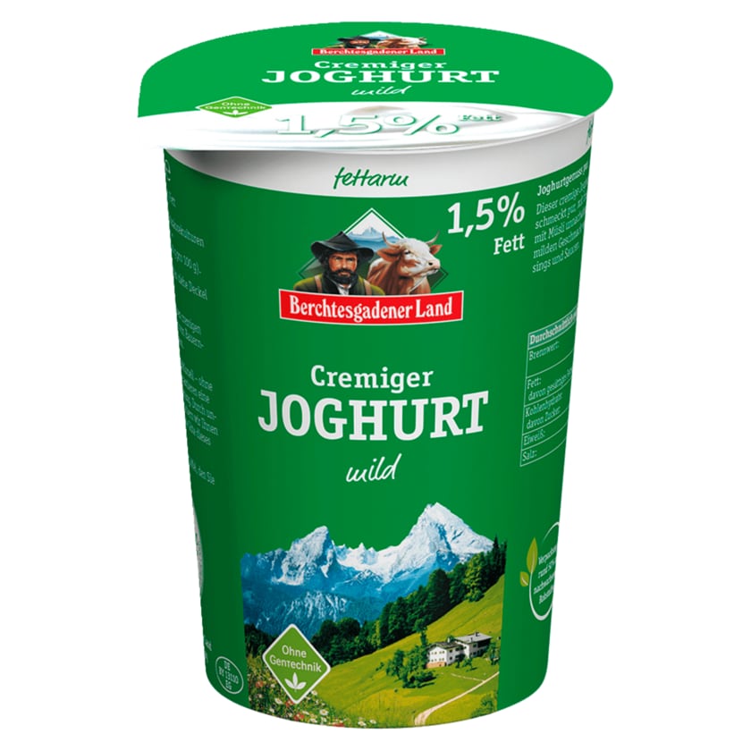 Berchtesgadener Land Fettarmer Joghurt mild 500g
